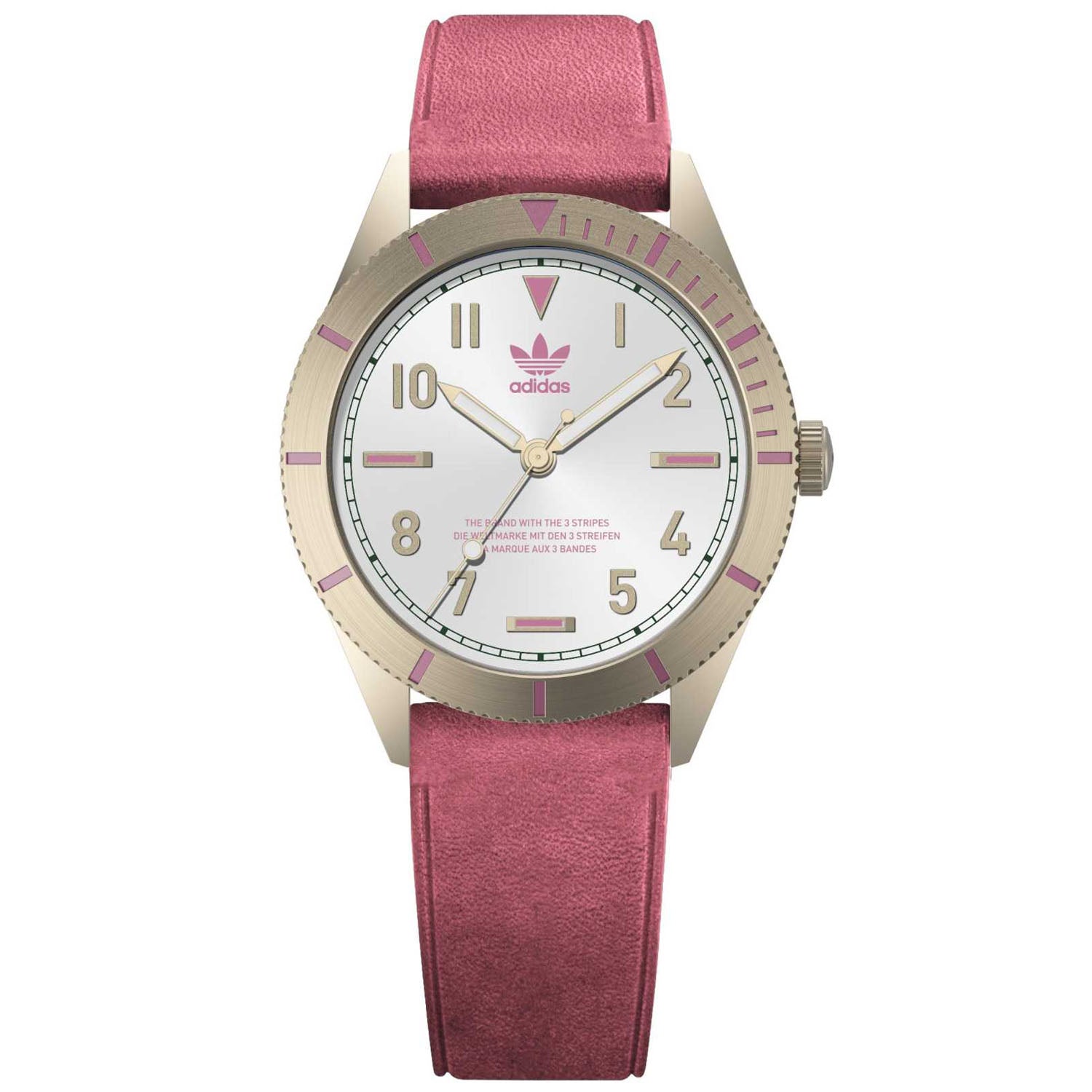 

Часы Adidas Women's Originals Fashion Edition Three Small с белым циферблатом