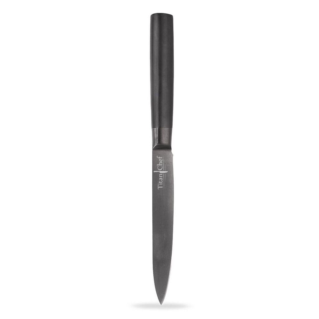 

Кухонный нож Орион из стали с титановым покрытием TITAN CHEF 12,5 см Orion