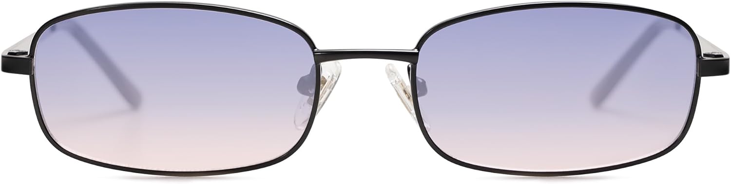 

Солнцезащитные очки SOJOS маленького размера, прямоугольной формы, для женщин и мужчин, в стиле ретро 80-х, 90-х, Y2K, узкие, тонкие, облегающие, модель SJ1187, Matt Black/Pink Gradien Purple