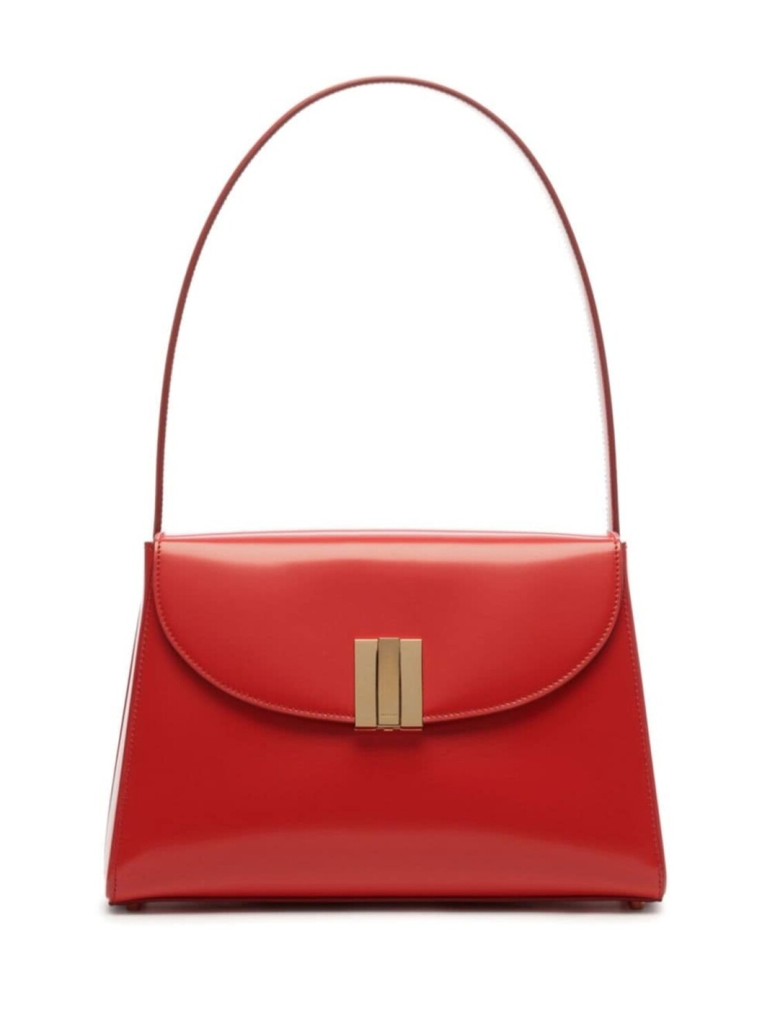 

Bally лакированная сумка на плечо Ollam, красный