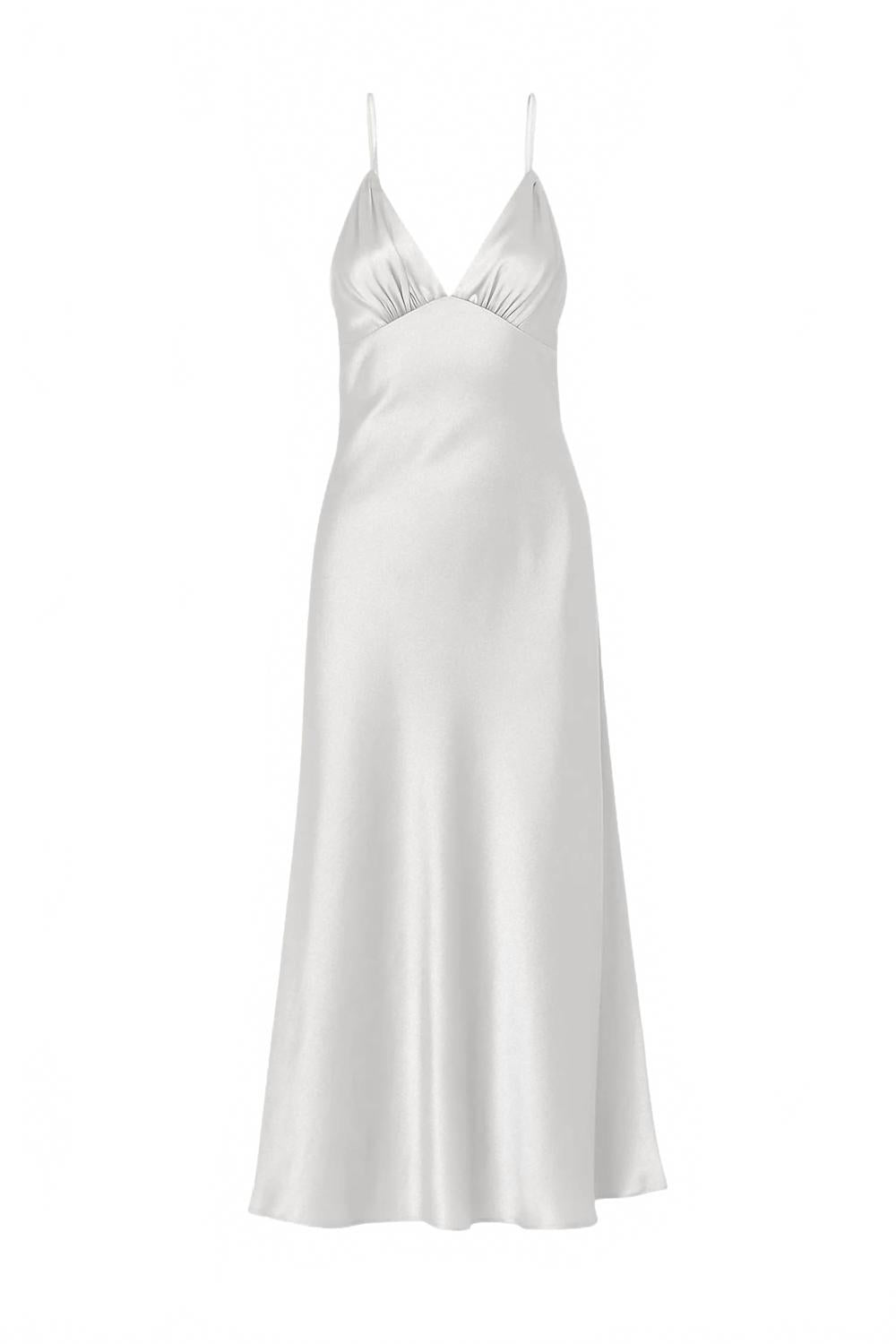 

Женское платье Savannah миди в серебристом цвете JBQ