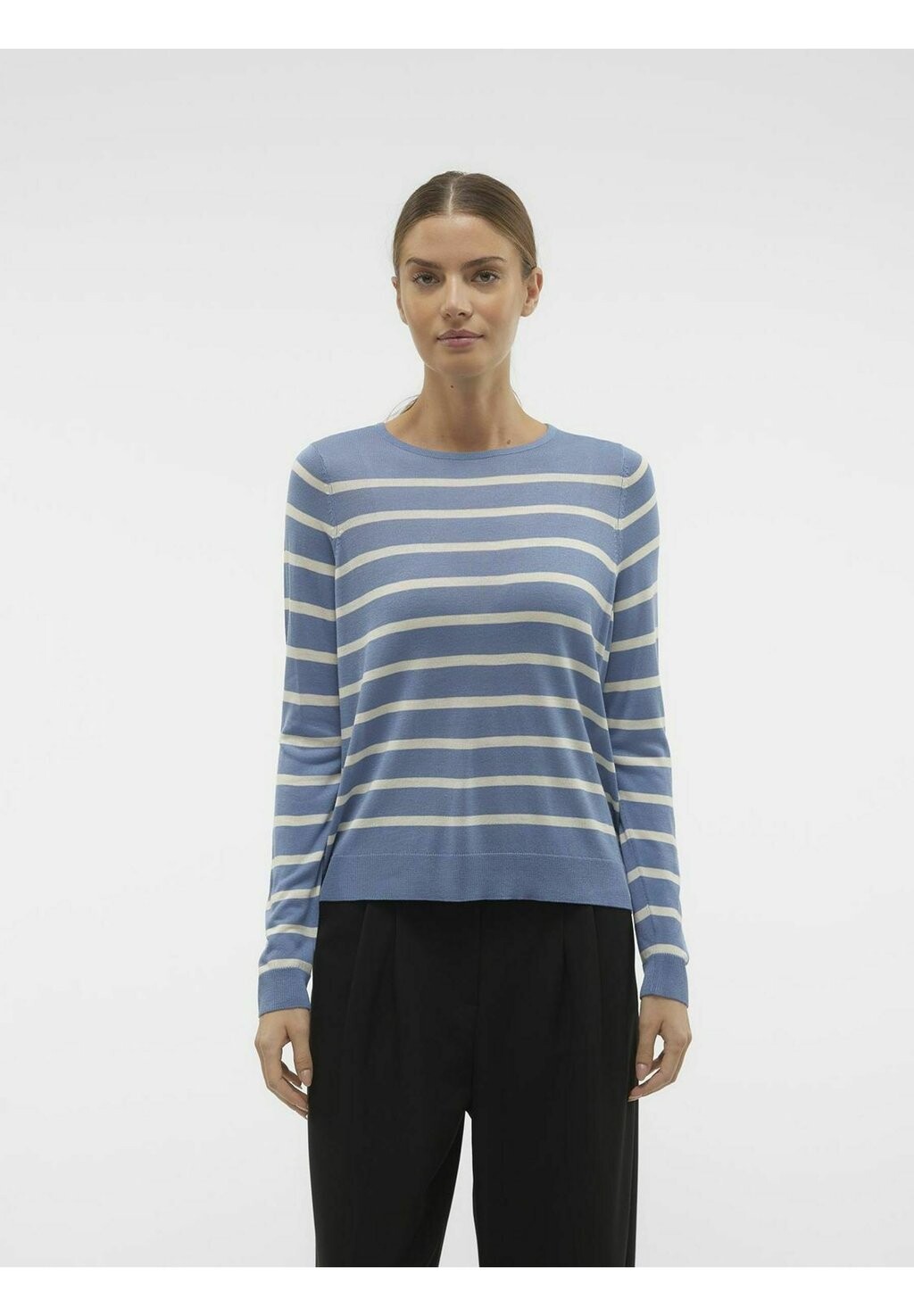 

Вязаный свитер NOVA O-NECK Vero Moda, цвет coronet blue