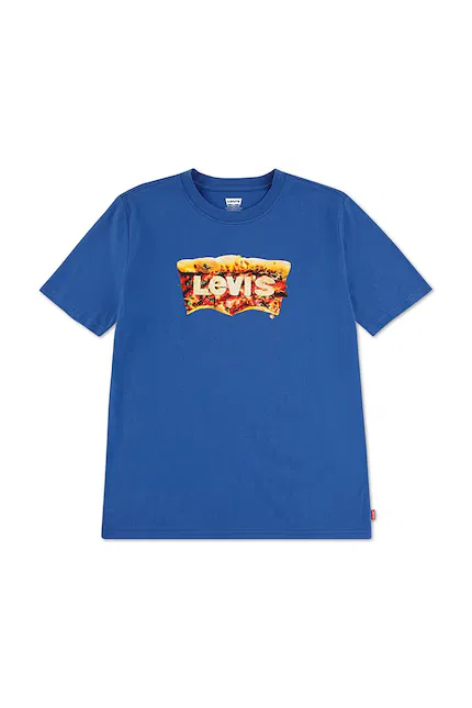 Футболка детская Batwing Slice Tee Levi's, синий — фото 2