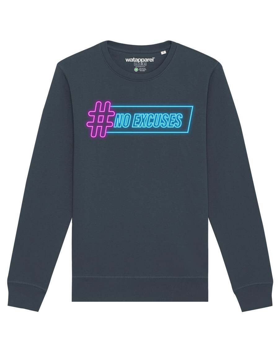 

Свитер Watapparel Sweatshirt No Excuses, антрацит