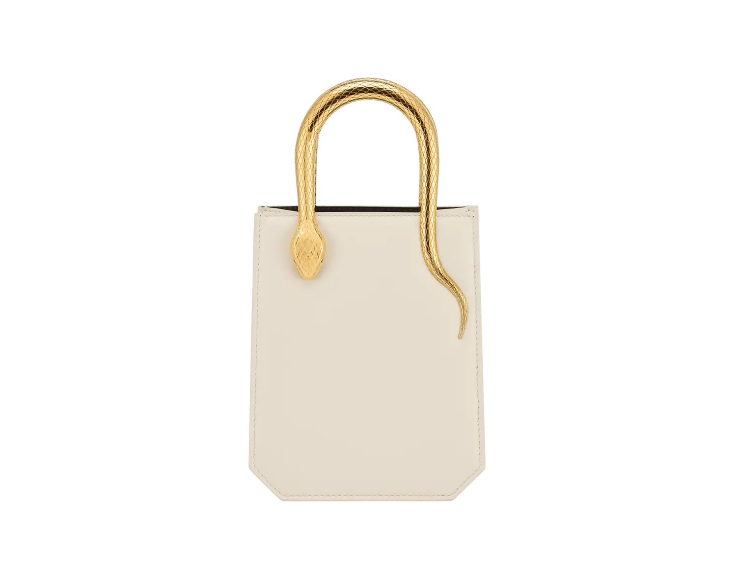 

Сумка-Тоут «Змеевик» Bvlgari, белый