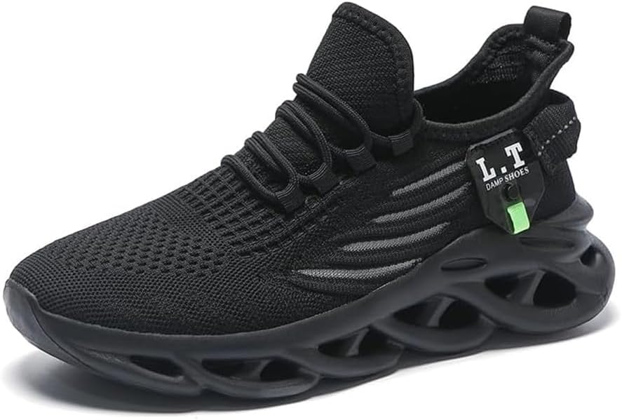 

Мужские кроссовки для бега, тенниса, слипоны для спорта, тренировок и прогулок, противоскользящие, удобные, модные, дышащие Xkowuo, черный