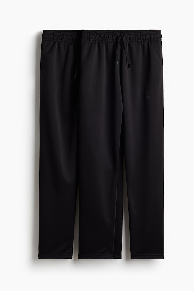 Комплект из 2 тренировочных брюк из материала drymove H&M, черный — фото 4