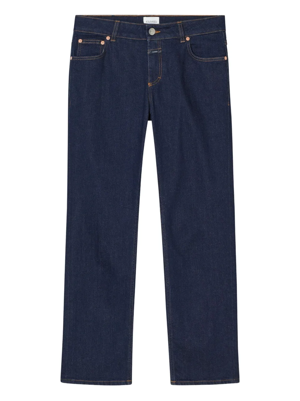 

Джинсы с нашивкой-логотипом Closed, синий