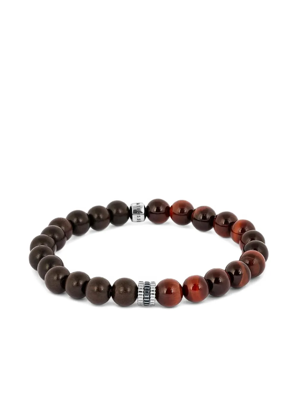 

Браслет Gear Trio с бусинами Tateossian, красный