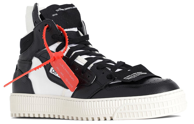 Кроссовки мужские Off-White Off-Court, черный / белый / желтый — фото 3