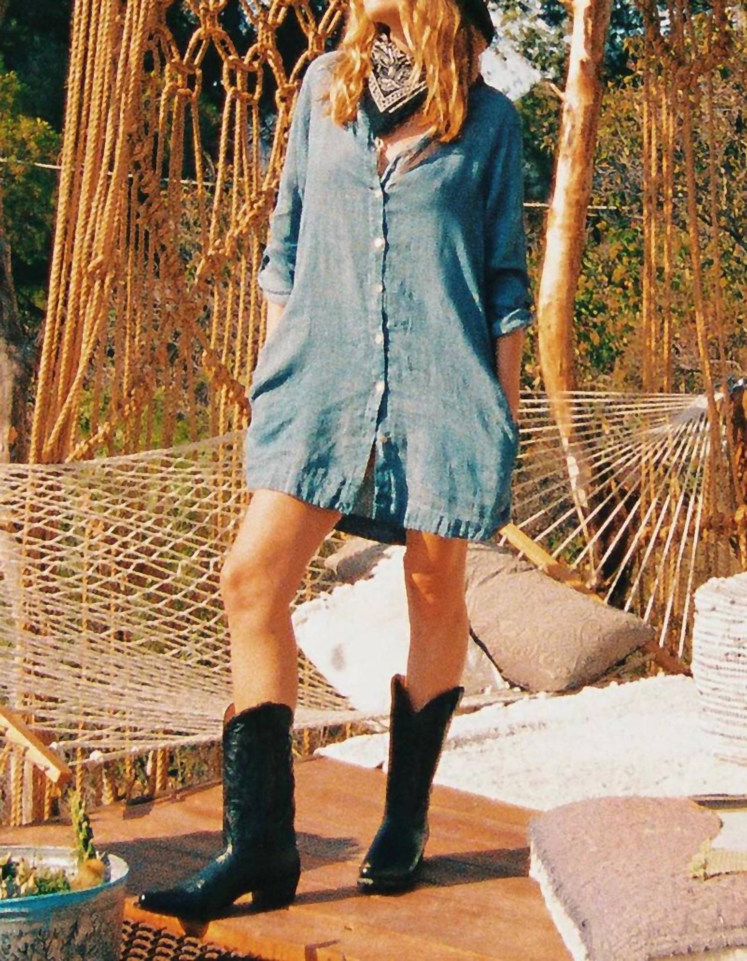 

Туника Abril в джинсовом стиле Scandal Italy, Denim