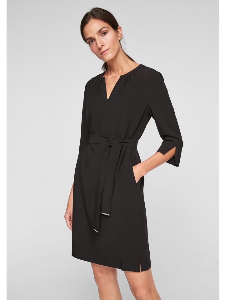 

Короткое платье s.Oliver BLACK LABEL, черный