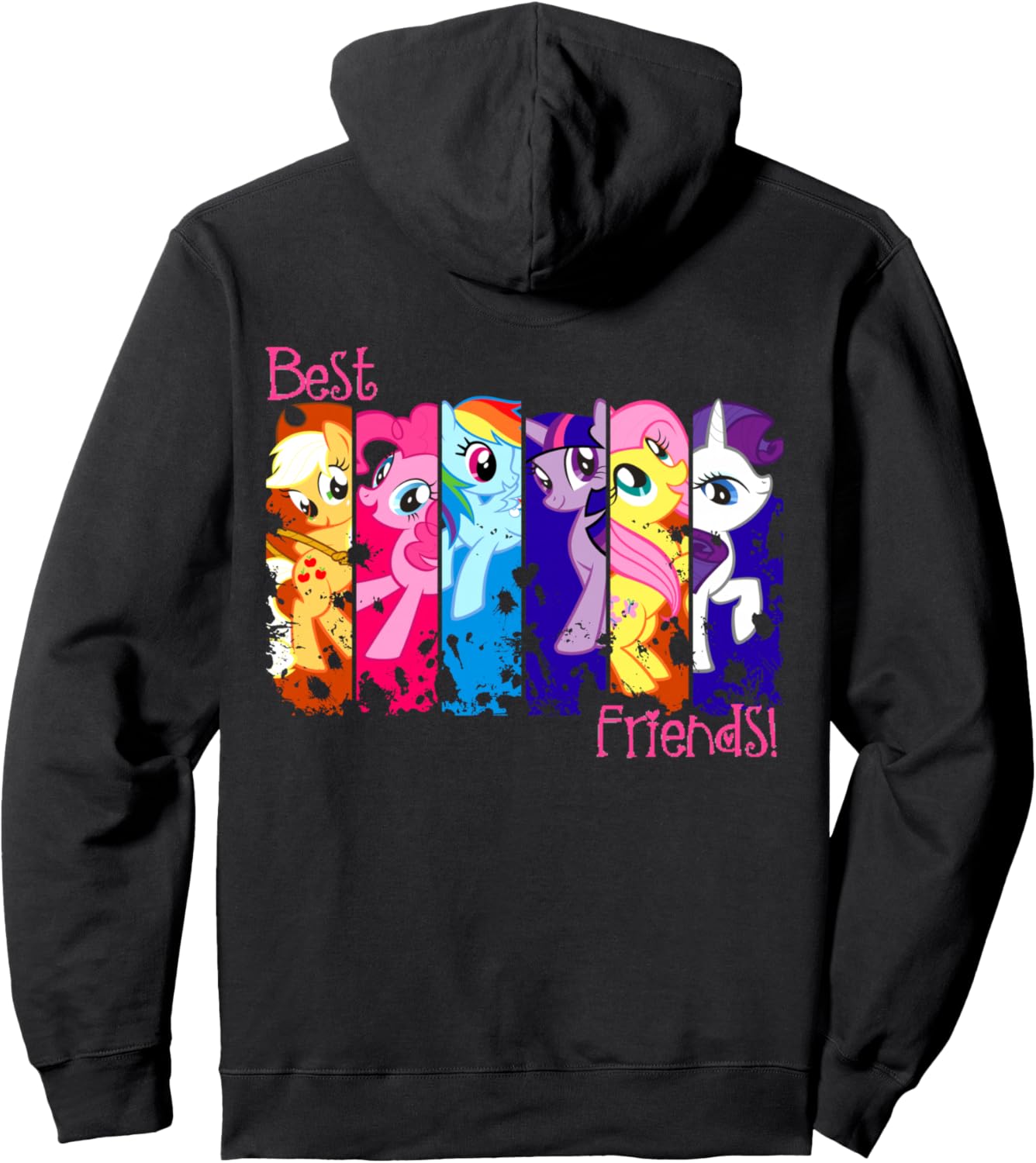 

Американская толстовка My Little Pony Best Friends 01, черный