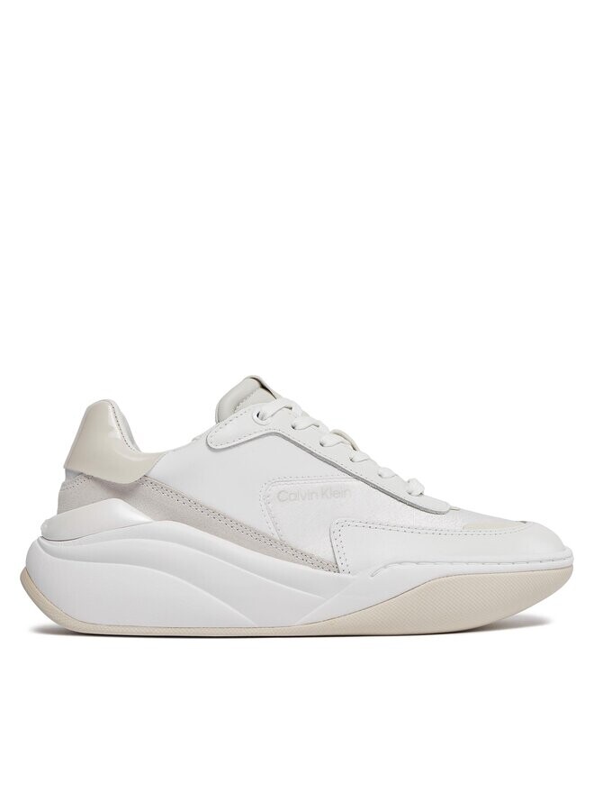 Кроссовки Cloud Wedge Lace Up-Pearlized Calvin Klein, белый