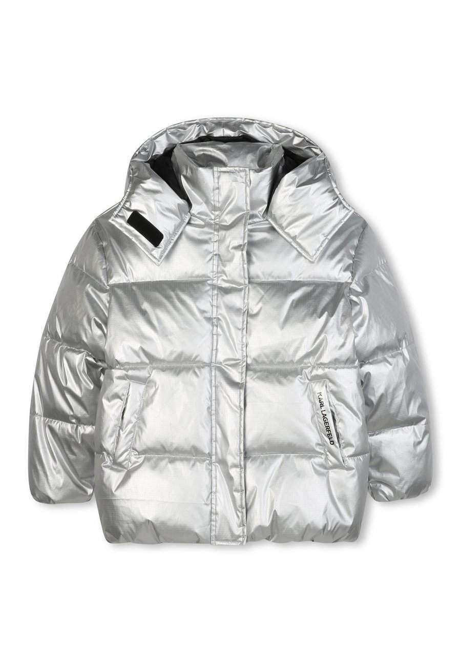 

Зимняя куртка KARL LAGERFELD KIDS PUFFER JACKET, Light Grey/Silver-Coloured