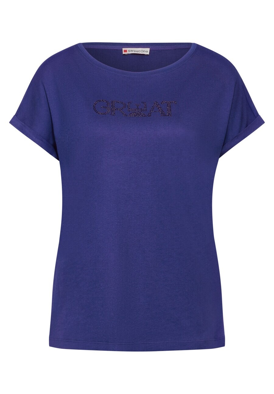 

Футболка STREET ONE, цвет Plum/Dark purple