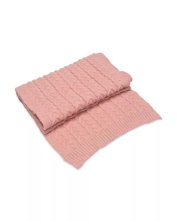 

Шарф крупной вязки Aqua, розовый