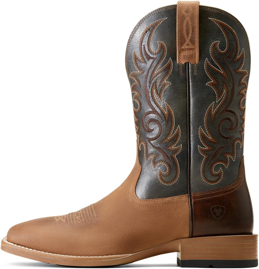 Мужские вестерн-сапоги Ariat Lasco Ultra, синий/коричневый/светло-коричневый — фото 2