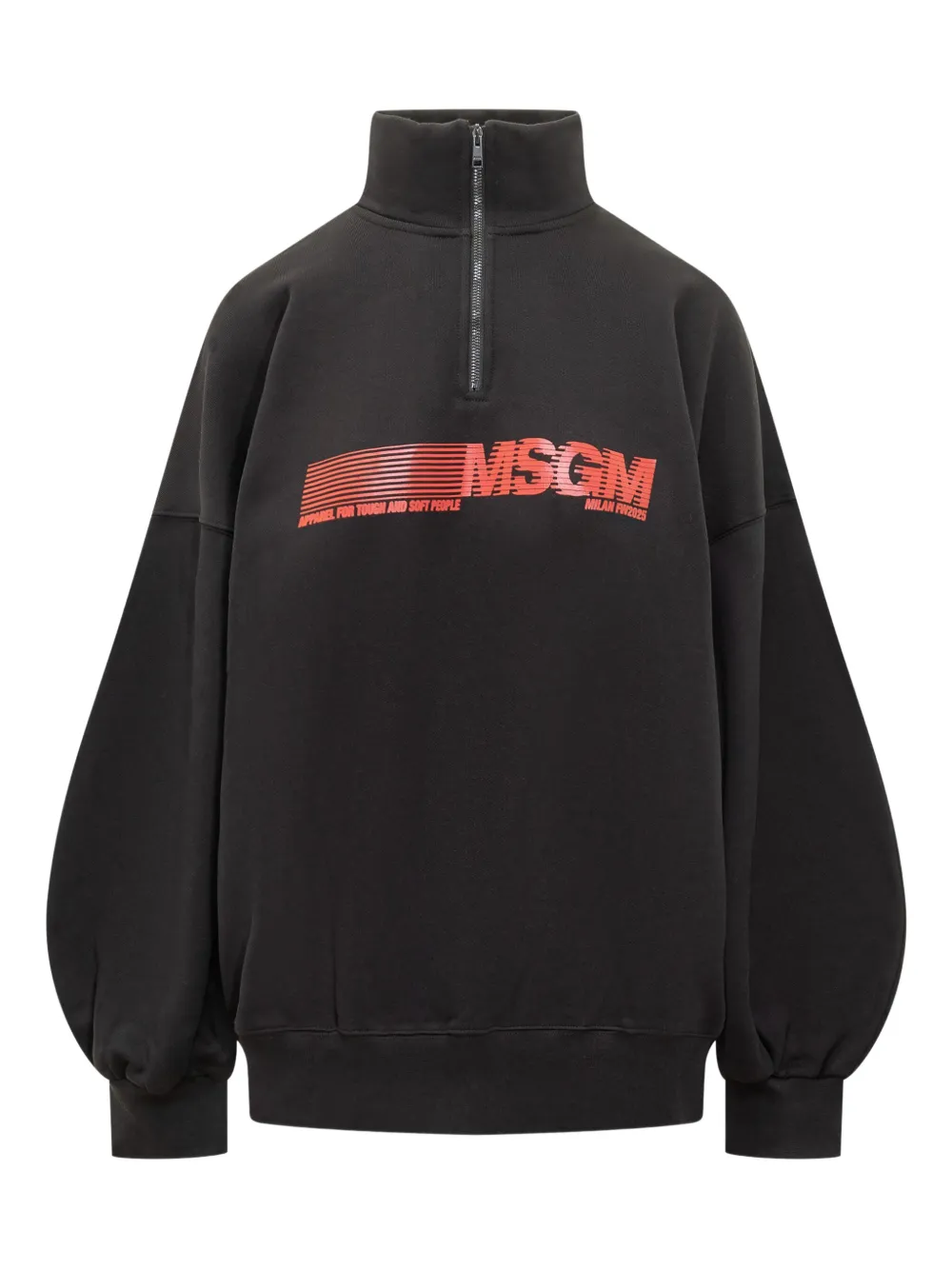 

Свитшот с рукавами-баллонами Msgm, черный