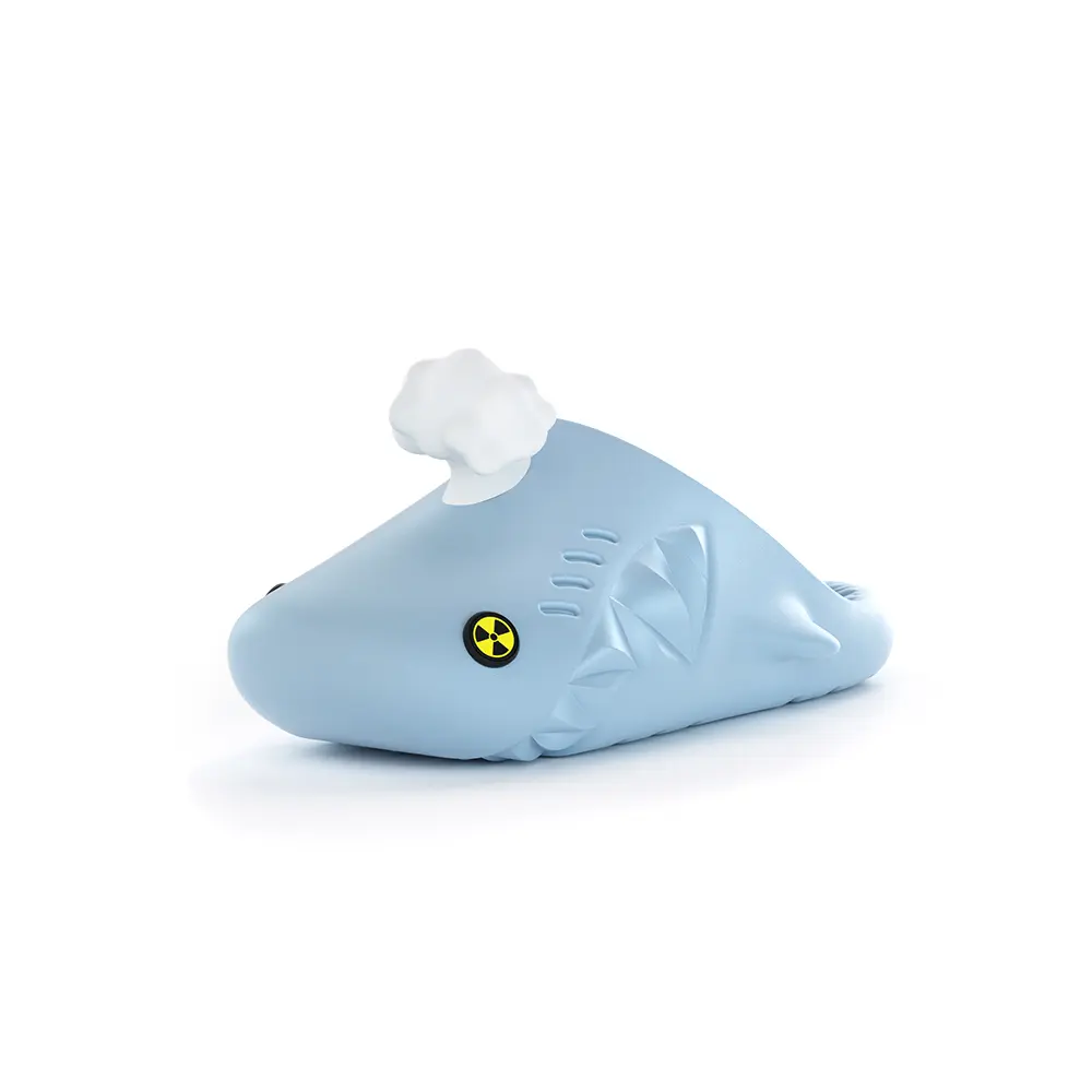 HelloSlippers Акулакиклс Мьюл Грибное облако, закрытые тапочки унисекс черные, цвет Black — фото 3