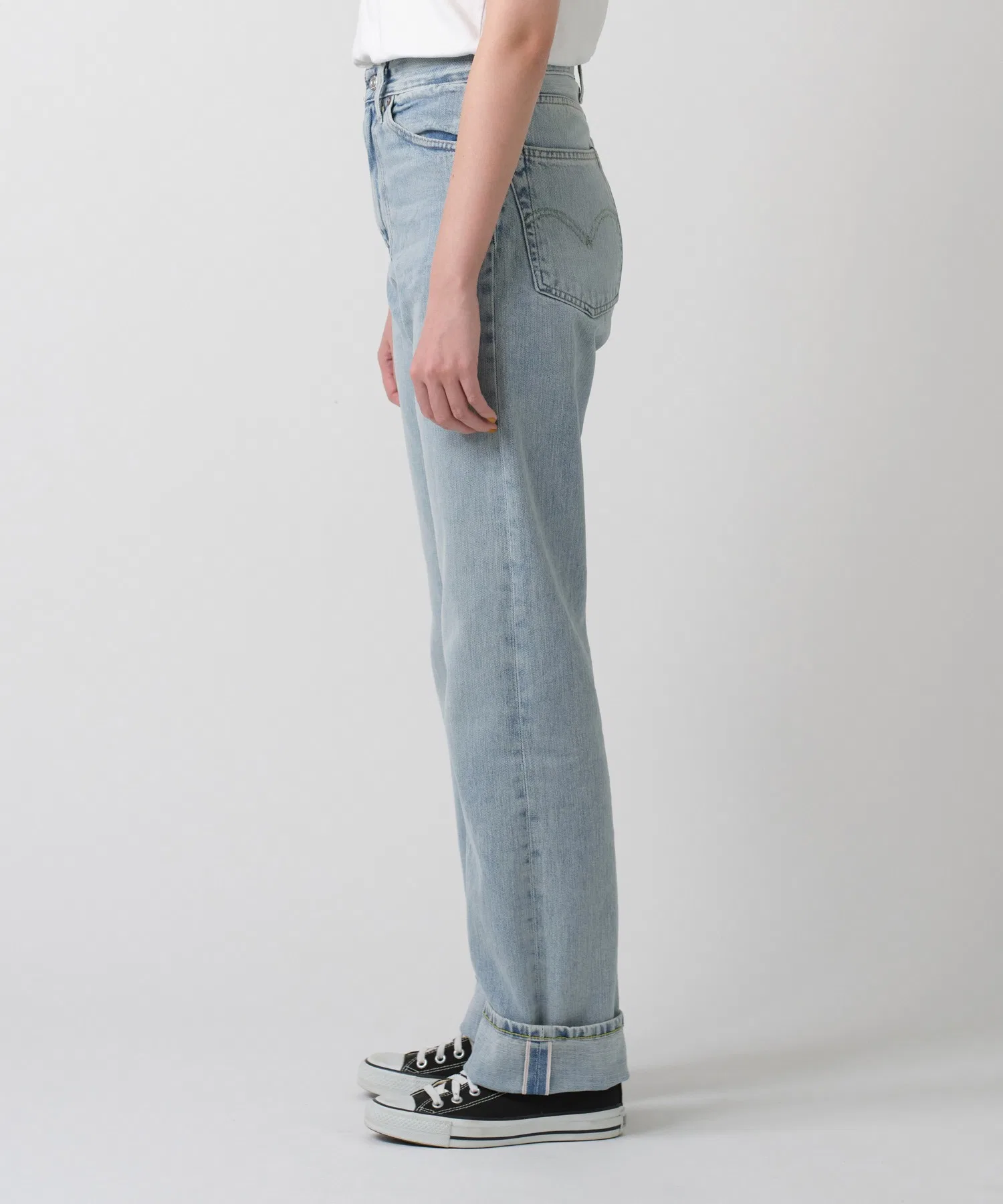 Levi's/Levi's LEVI'S(R) Винтажная одежда 1950-х годов, джинсы 701, светло-индиговый цвет — фото 4