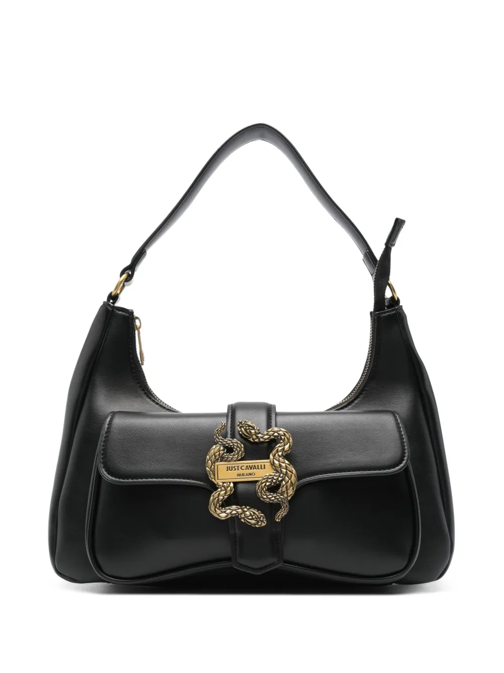 

Сумка через плечо с пряжкой-змеей Just Cavalli, черный