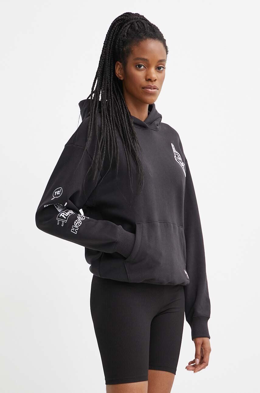 

Хлопковая толстовка PUMA X SOPHIA CHANG, черный