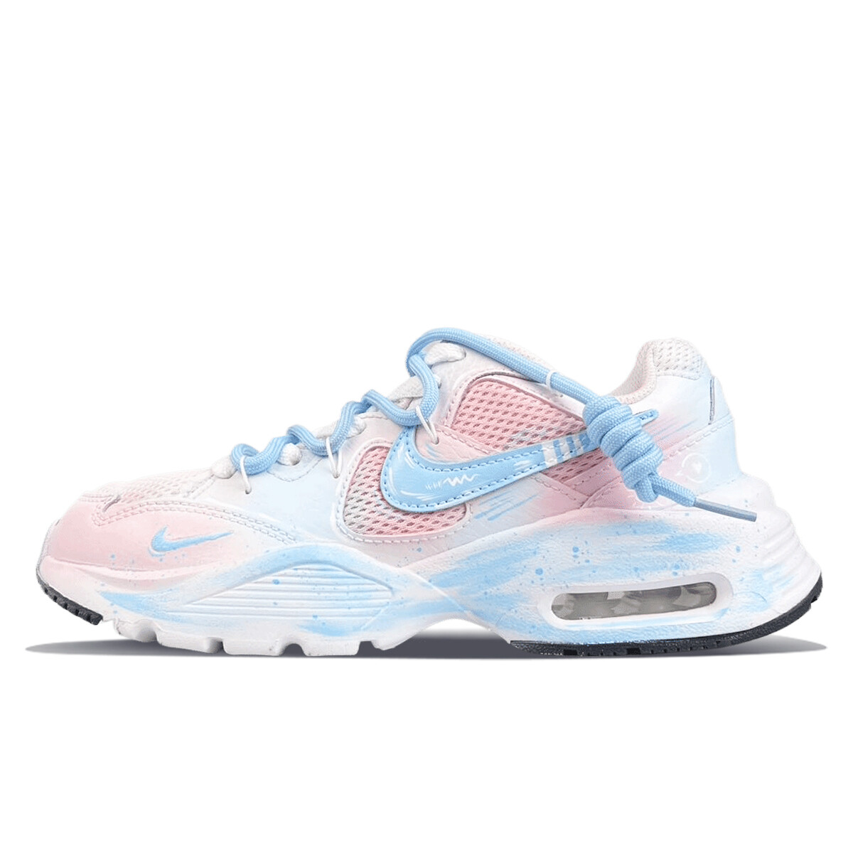 

Кроссовки Air Max Fusion женские с низким верхом розовые/синие Nike