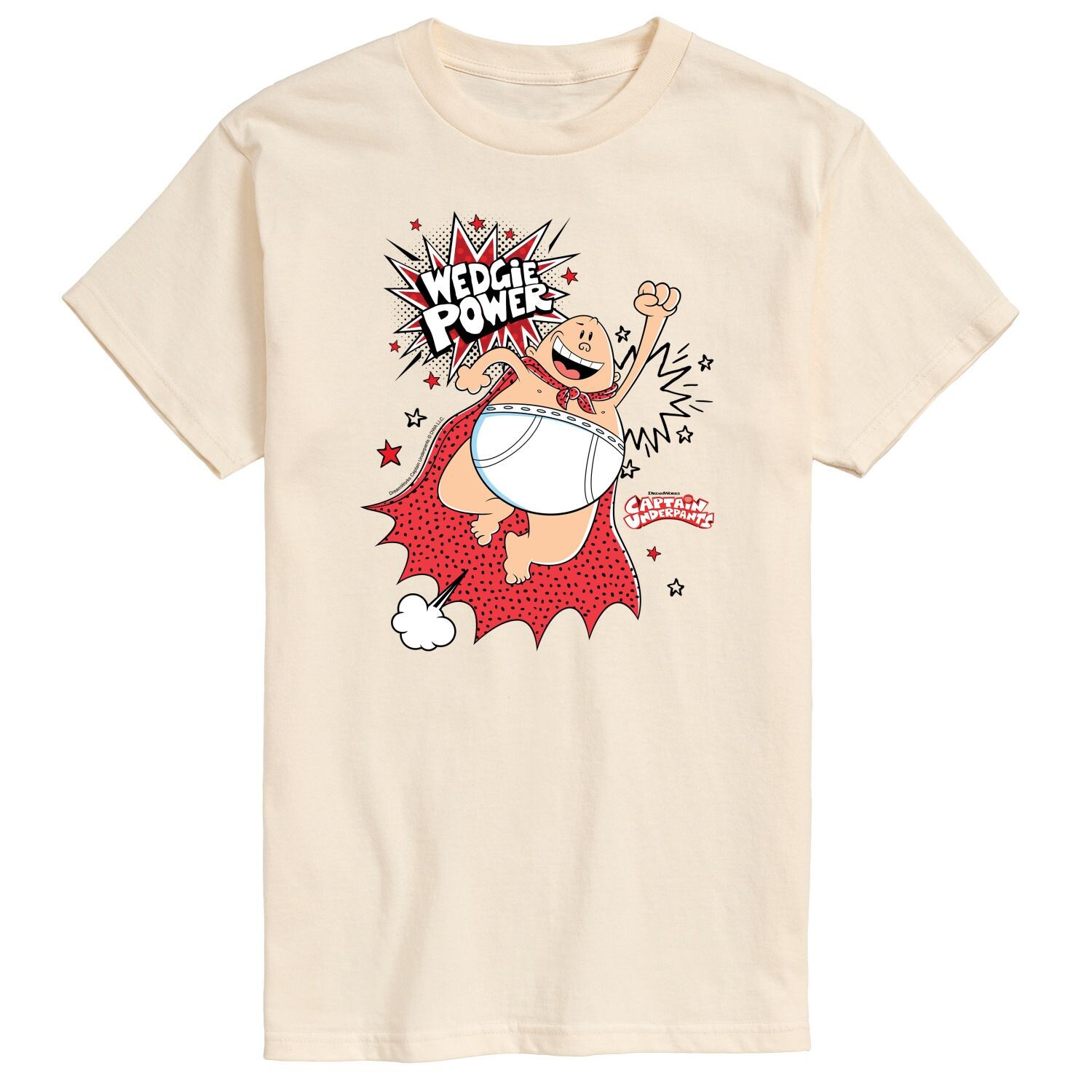 

Мужские трусы Captain Underpants Футболка Wedgie Power с рисунком Licensed Character