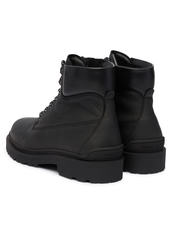 Туфли на шнуровке Tjm Lace Up Boot Leather EM0EM01629 Tommy Jeans, черный — фото 3