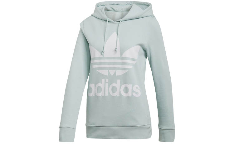 Футболка Trefoil Женская Паровая Зеленая Adidas Originals — фото 2