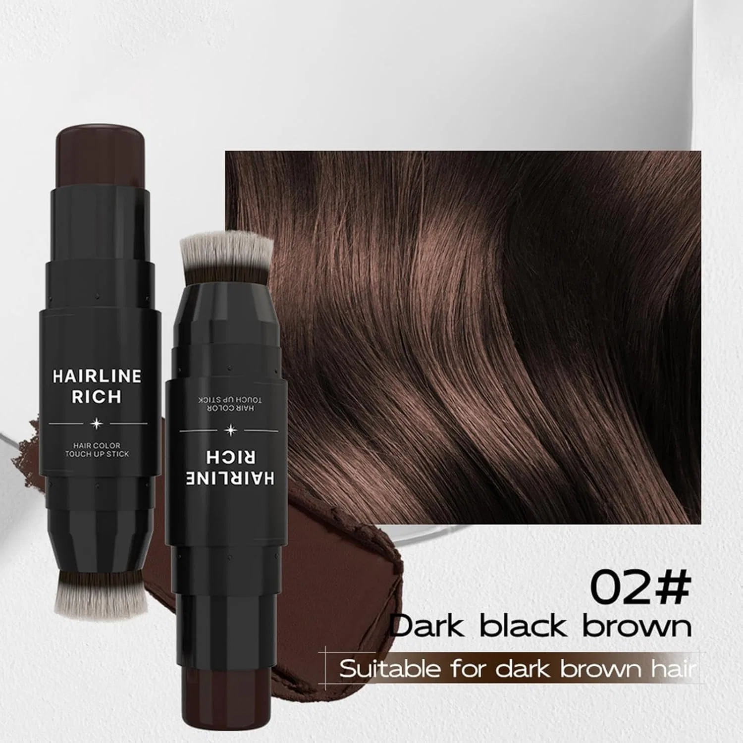 Краска для волос Root Cover Stick No Brand 02# — фото 3
