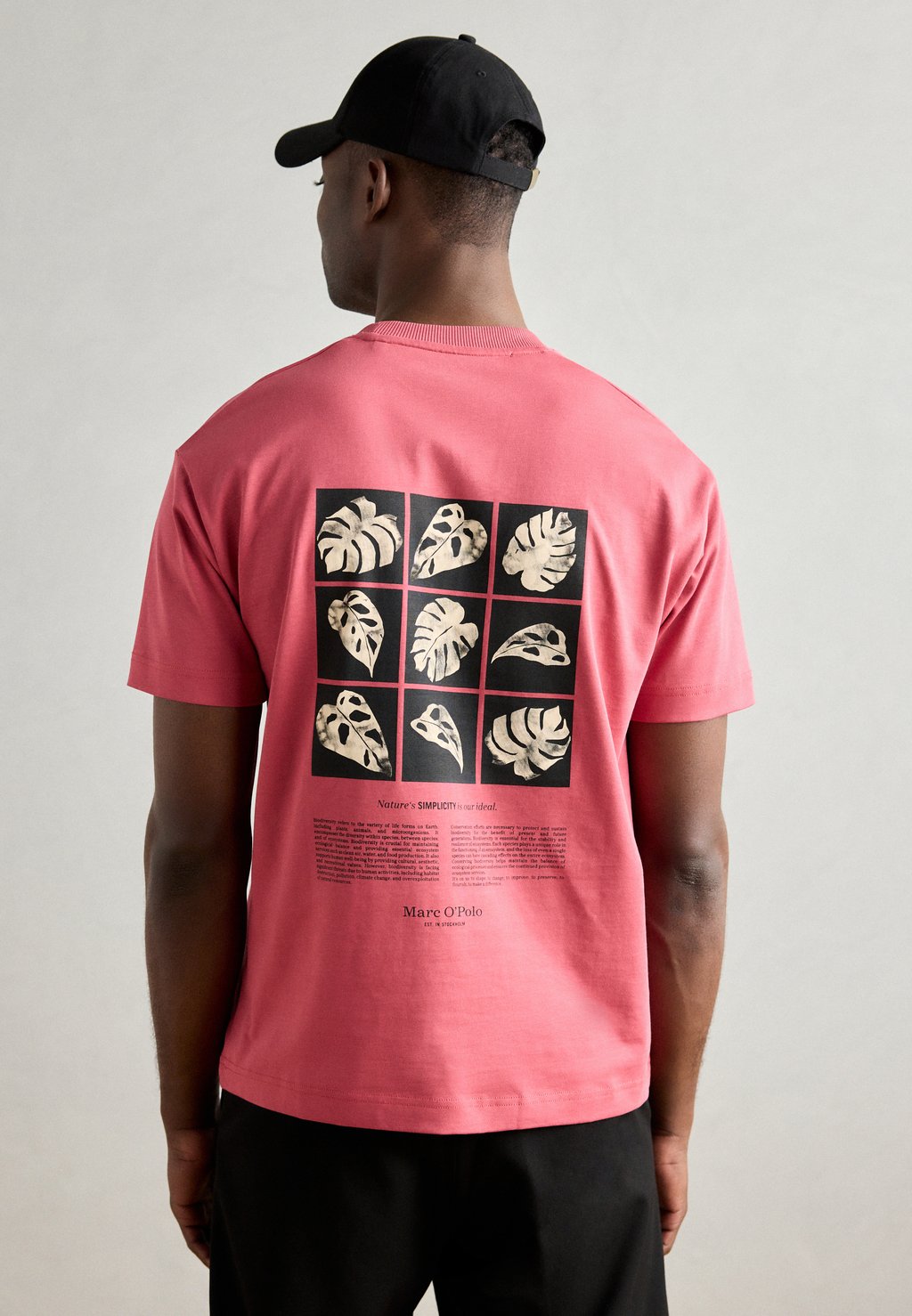 

Футболка с принтом SHORT SLEEVE NEW SEASONAL ARTWORK Marc O'Polo, цвет Raspberry Pink