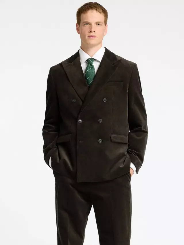 

Куртка SELECTED HOMME Tailored Fit Organic Cotton Double-Breasted Suit