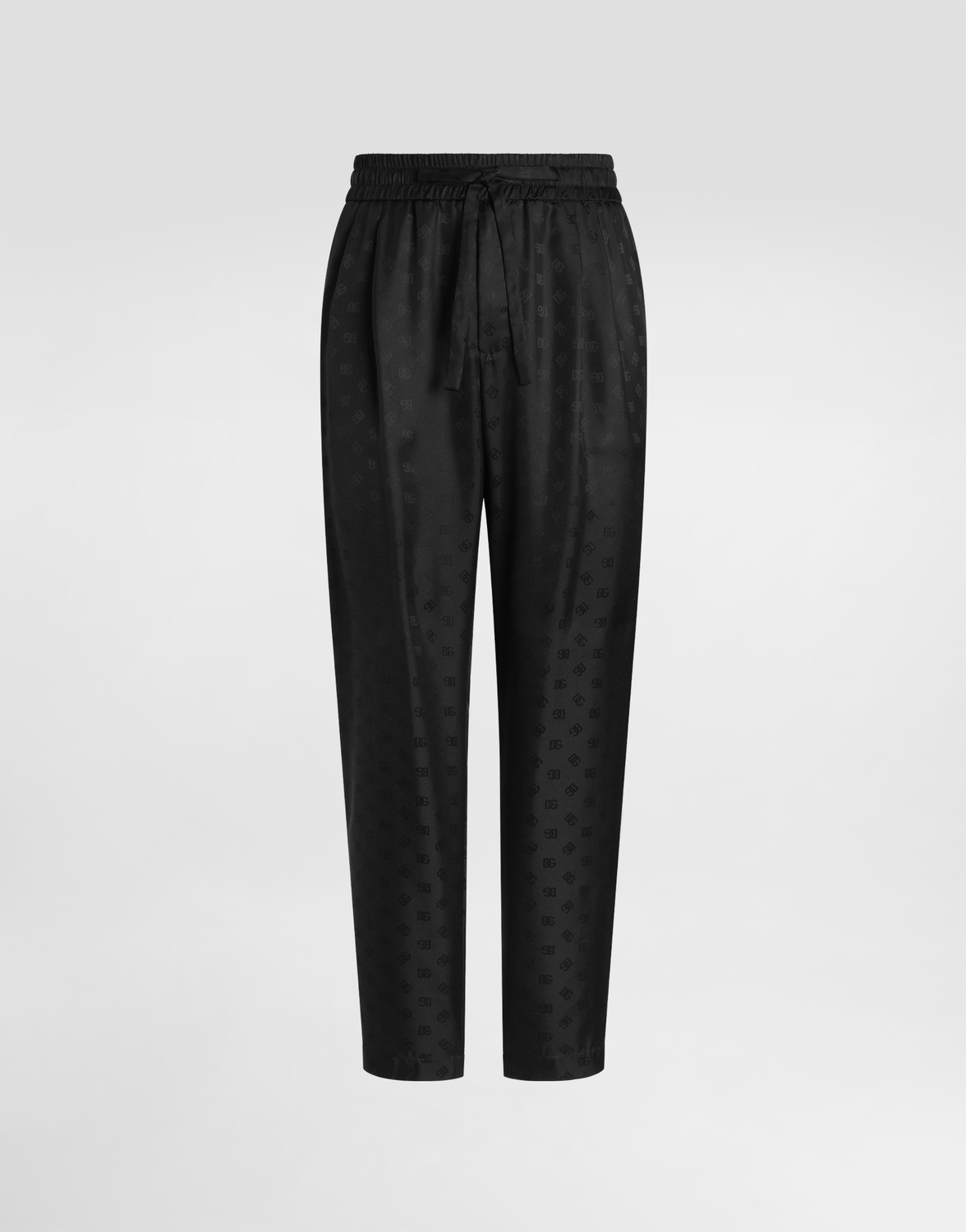 

Жаккардовые брюки с логотипом dg Dolce & Gabbana, черный