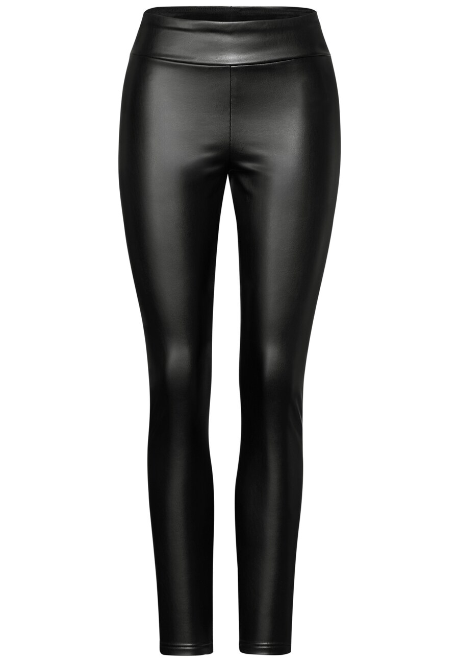 

Кожаные штаны STREET ONE Skinny Leggings, черный