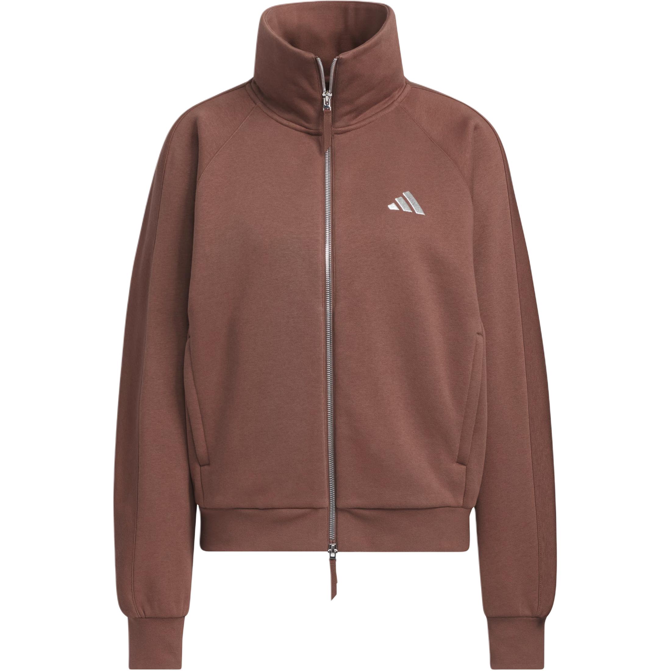 

Adidas Логотип флисовая куртка женская, Soft Brown