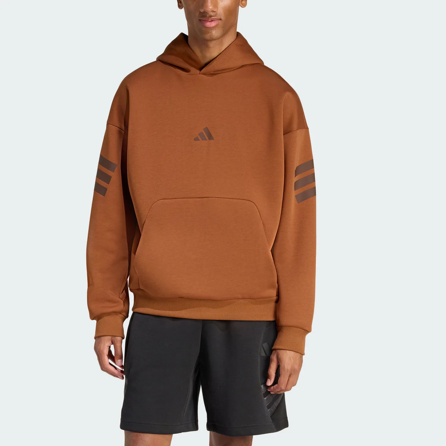 Толстовка M FI 3S HD мужская Adidas, Dark Bronze — фото 4
