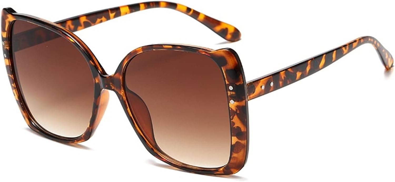 

Модные солнцезащитные очки в крупной оправе для мужчин и женщин, декоративные, в стиле ретро, ​​для отдыха на природе и пляжа (Цвет: B, Размер: Средний) MTZJH, One Color