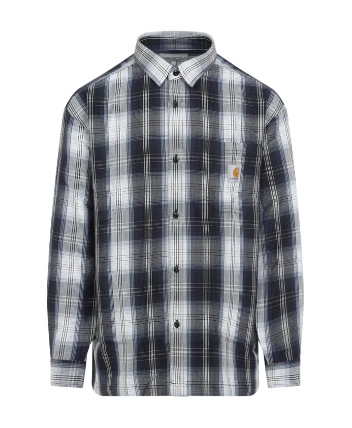 

Рубашка в клетку Carhartt Wip, серый
