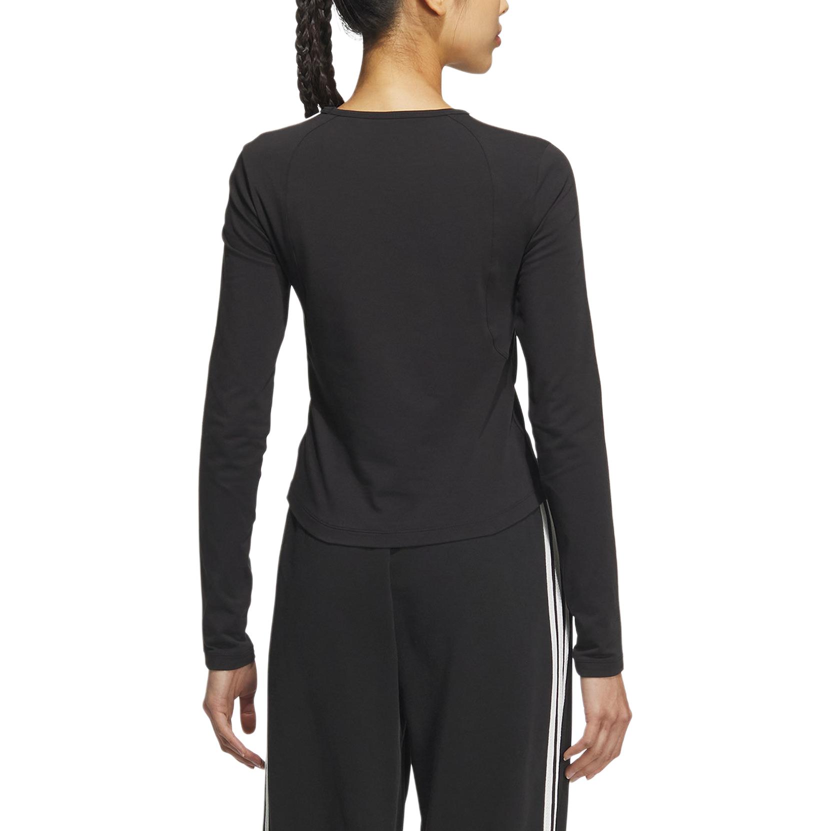 Лонгслив Adidas Sportlife, черный — фото 4