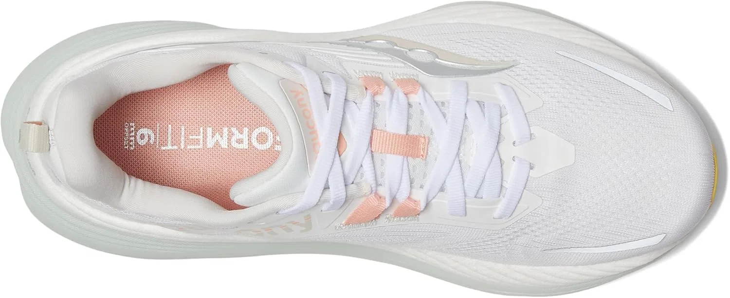 Женские кроссовки Saucony Hurricane 24, 2-White Foam — фото 4