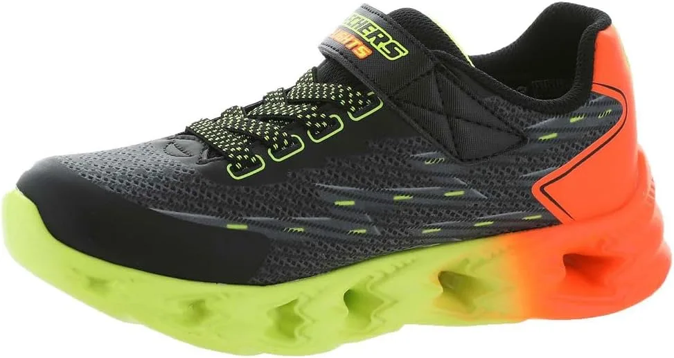 Детские кроссовки Skechers Hypno-Splash, черный/желтый/оранжевый — фото 4
