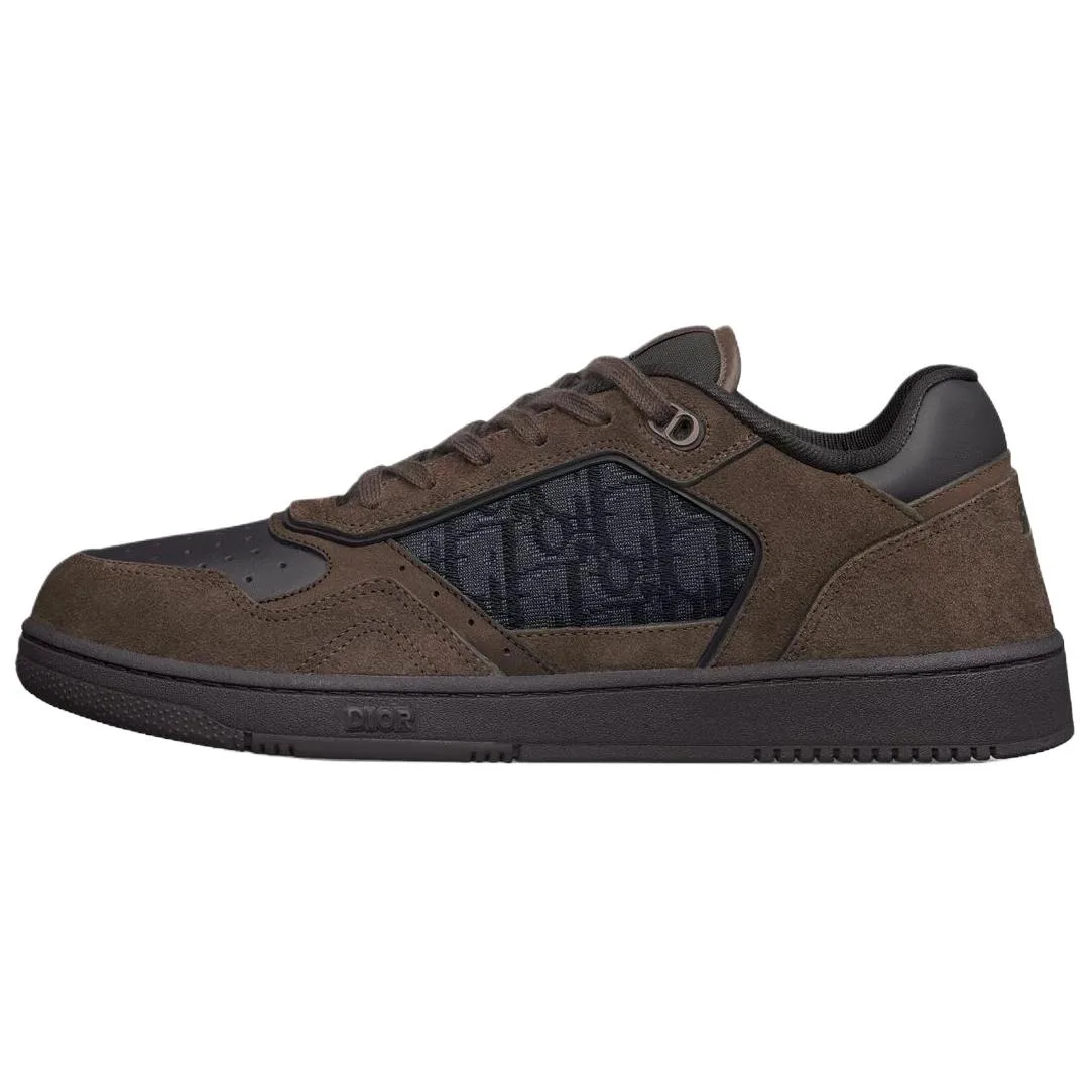 DIOR Кроссовки B27 Uptown Suede Low top мужские темно-коричневые