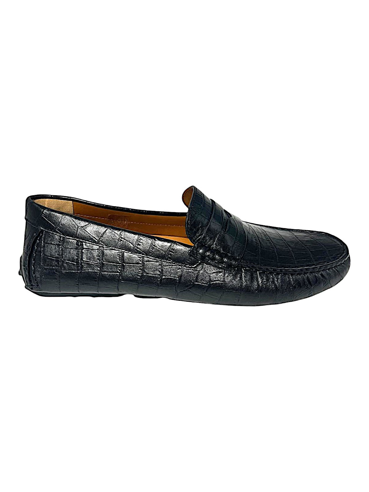 Bally Dreamer 6301195 Мужские черные тисненые кожаные лоферы — фото 2