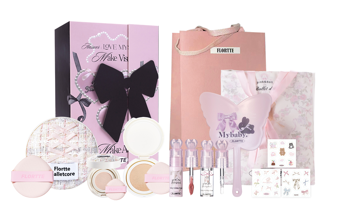 

Жидкая помада и блеск для губ Puff, набор для макияжа, стойкое покрытие, контроль жирности и увлажнение FLORTTE