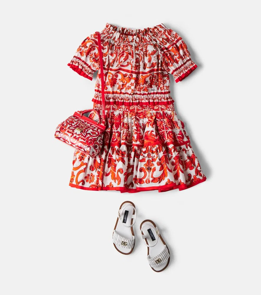 Топ из майолики Dolce&Gabbana Kids, белый — фото 2
