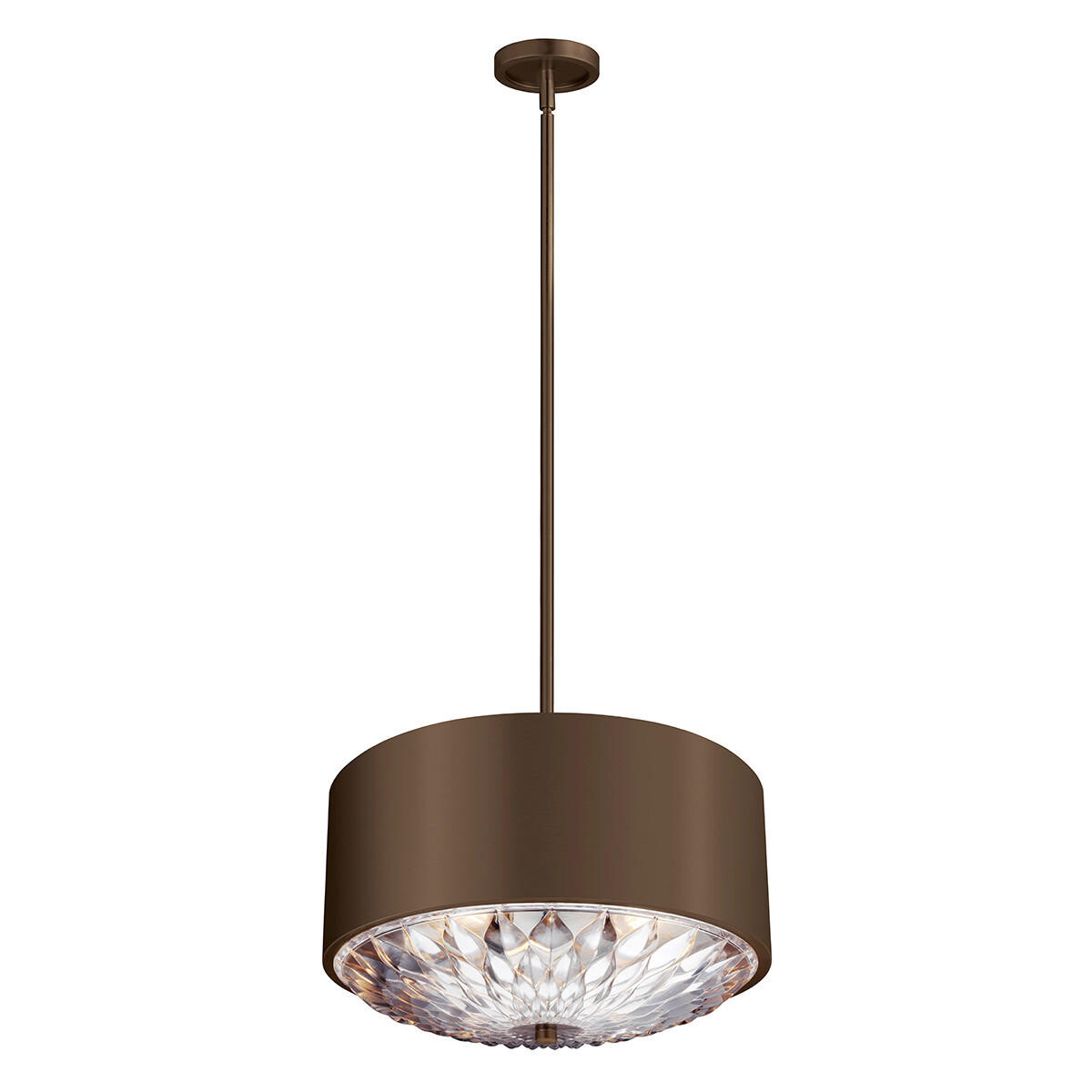 

Подвесной светильник Elstead Lighting, 49,6x35,9 см, латунь/коричневый