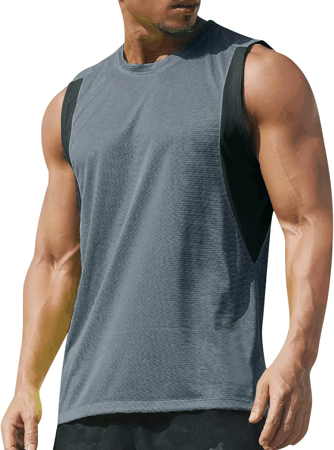 Мужской топ для тренировок, Athletic, Dark Gray