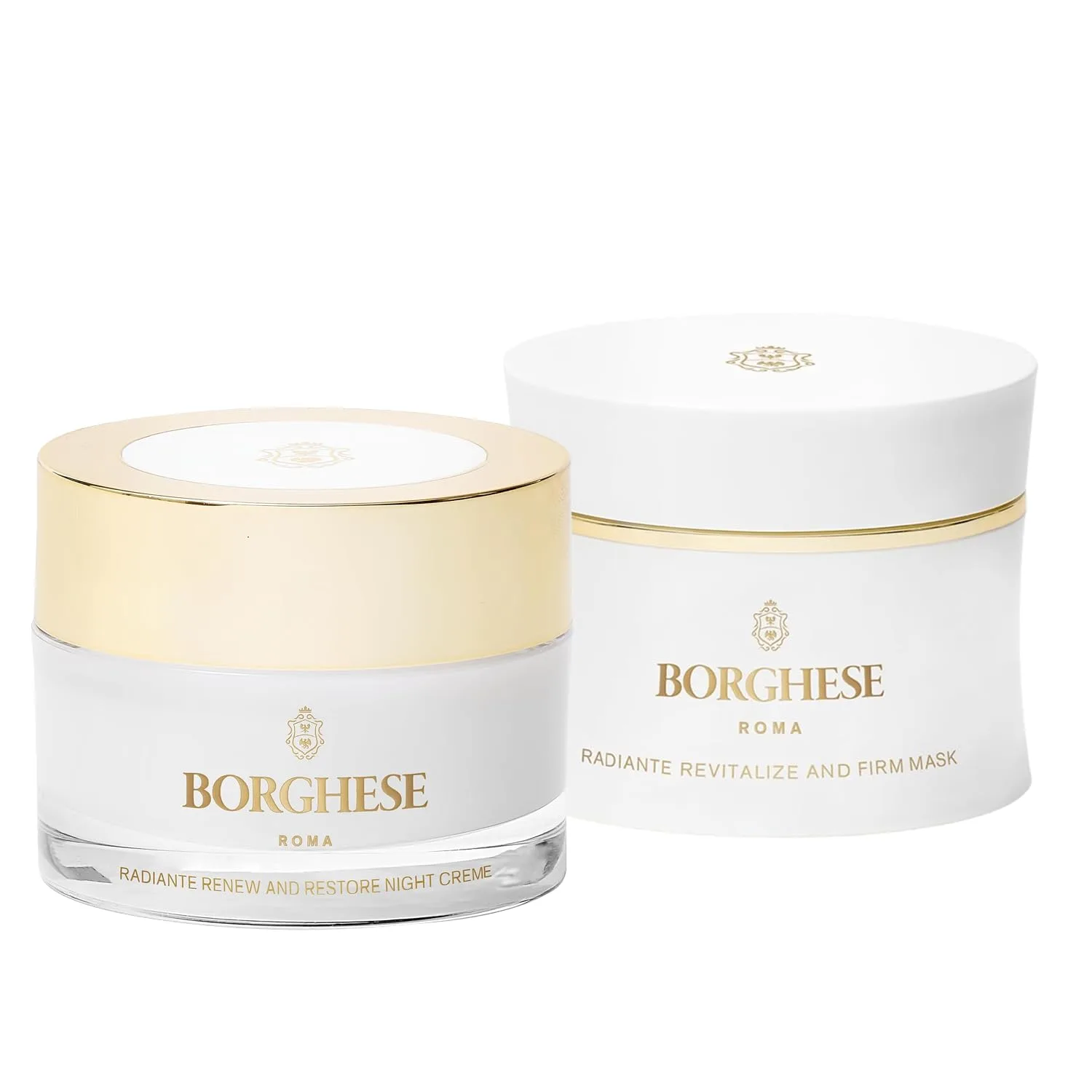 Ночной крем Borghese Radiante Renew & Restore и маска Radiante Revitalize & Firm